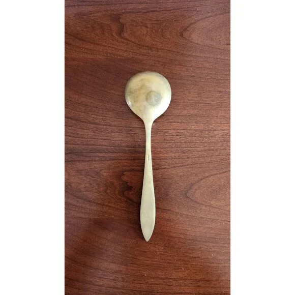 Vintage 9 Piece Dirigold Goldware Flatware Dirilyte Bronze Alloy Set - Picture 8 of 10